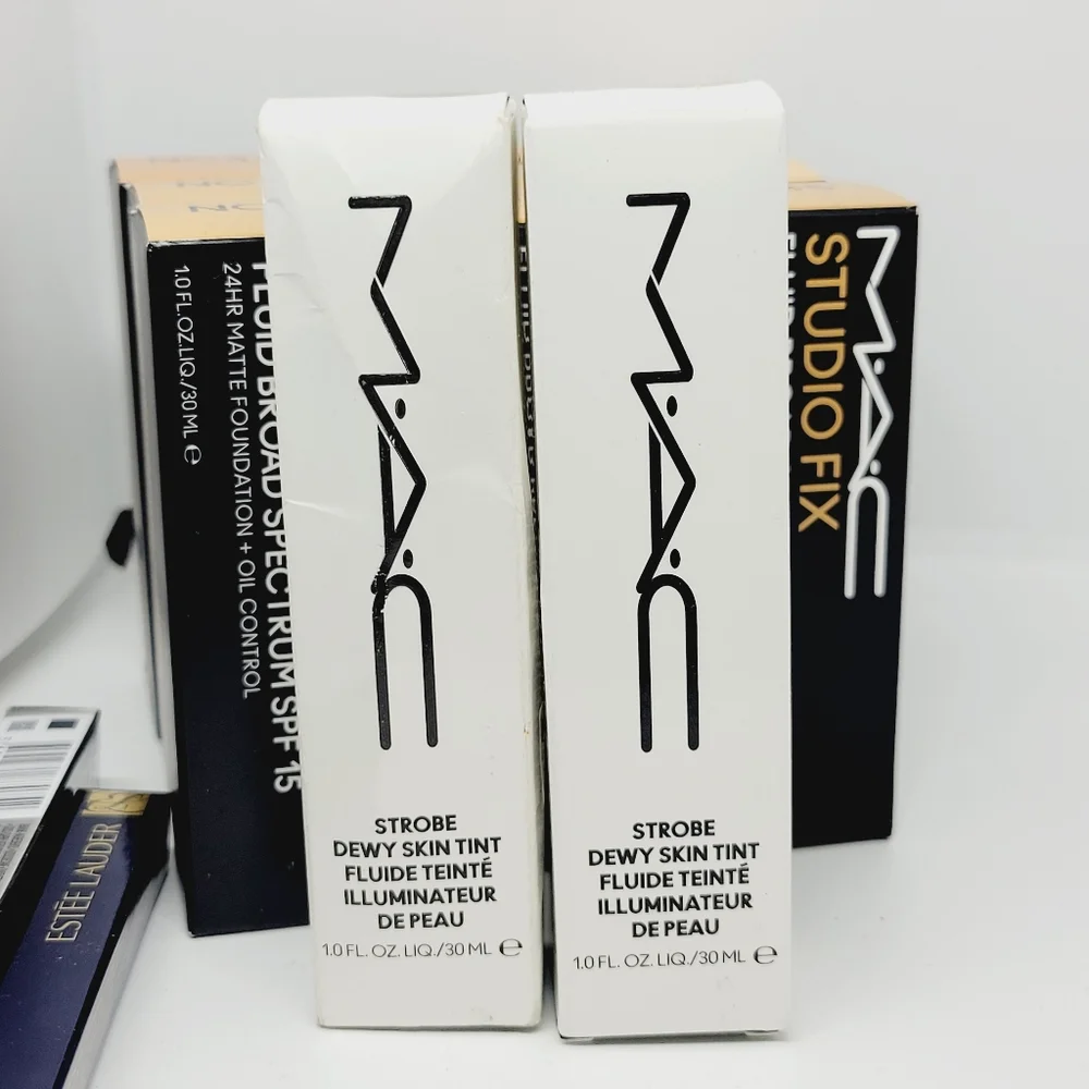 Mac Strobe Dewy Skin Tint Moisturizer Sheer Deep 2 Brand New in Box Authentic